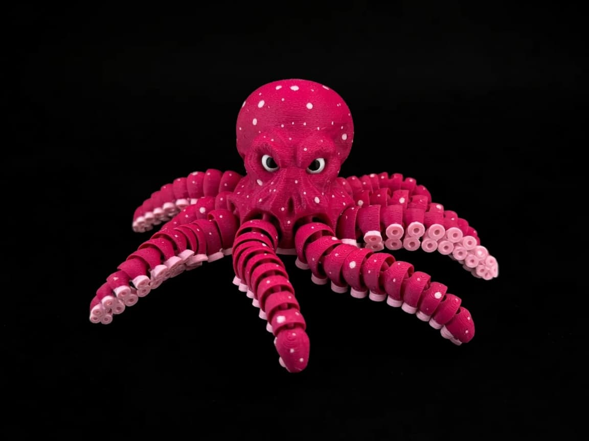 Angry Pink Octopus