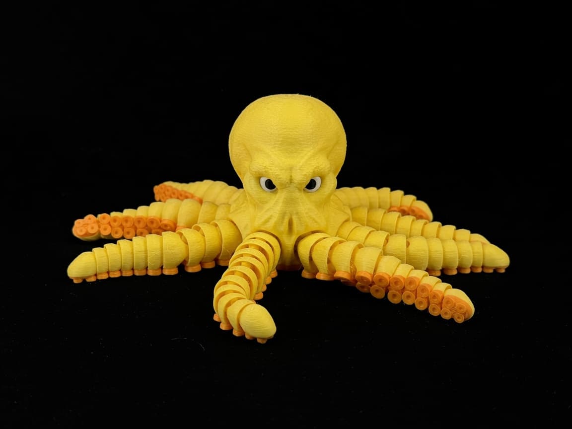 Angry Yellow Octopus