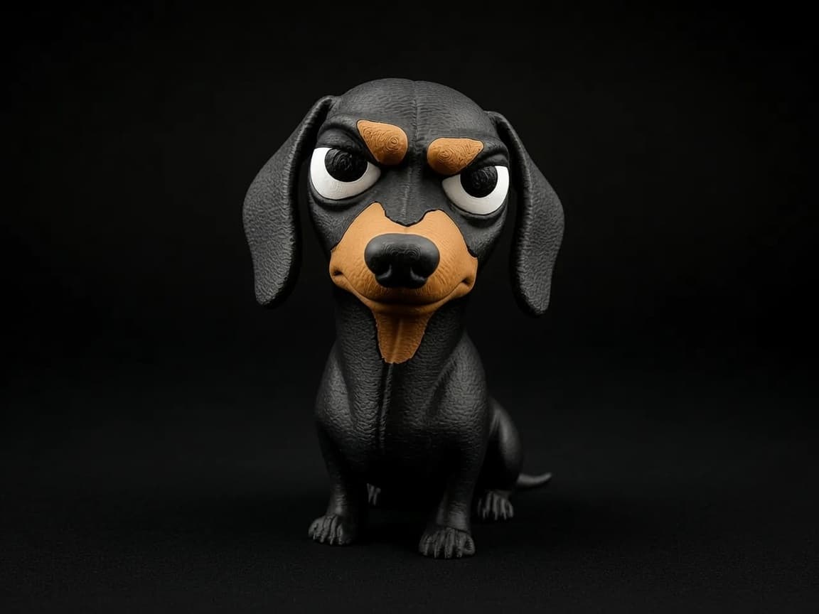 Grumpy Dachshund