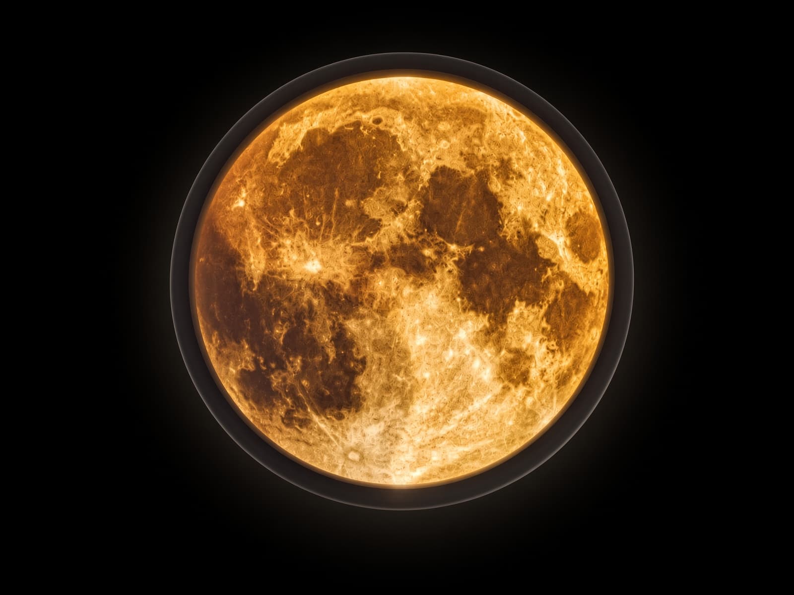 Wall-Mounted Moon Light