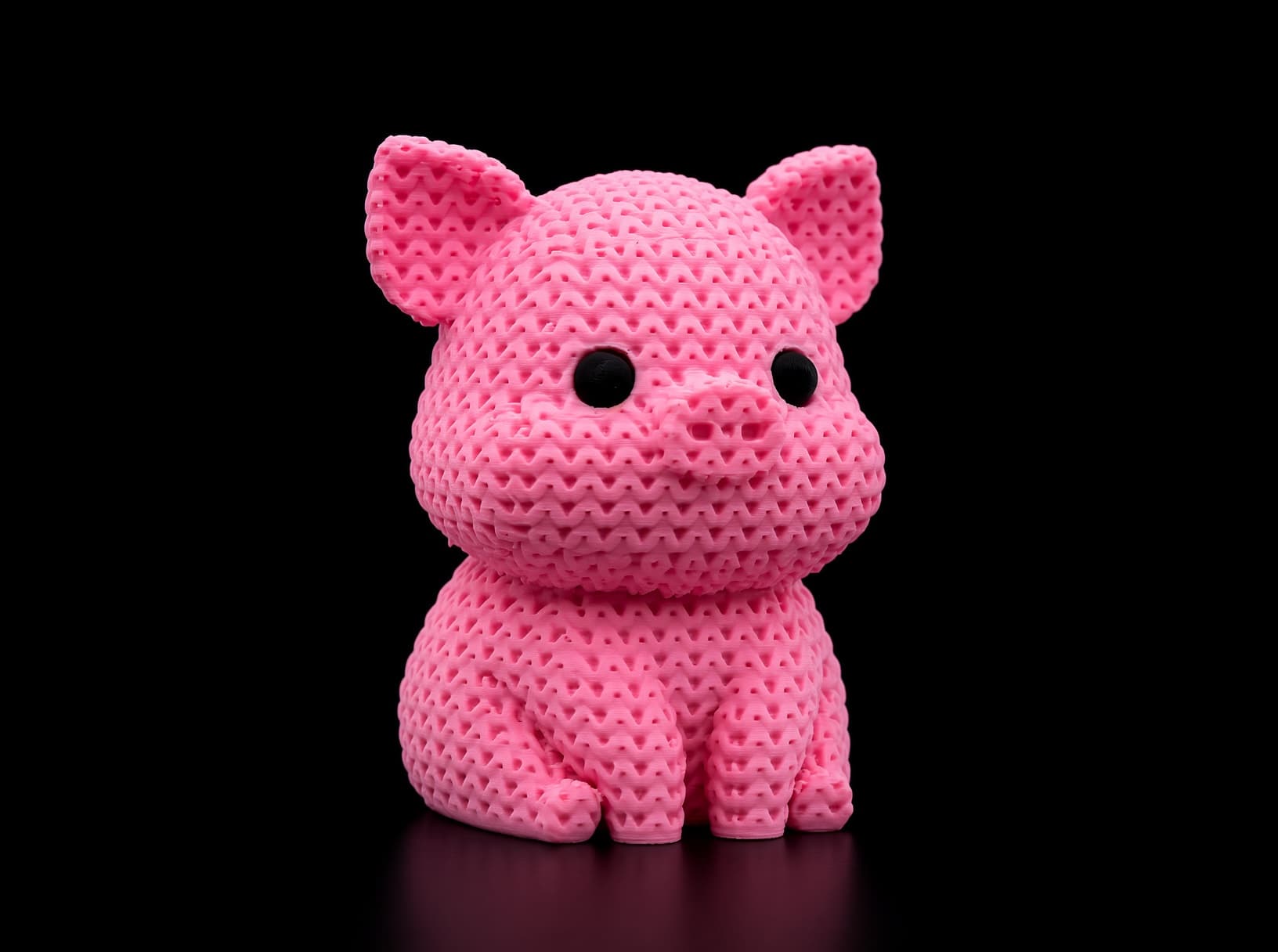 Knitted Pig