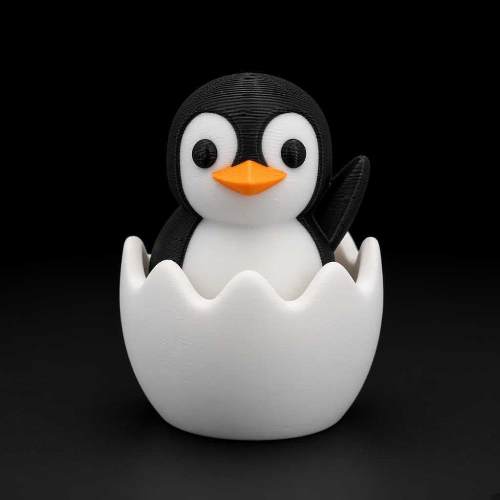 Baby Penguin Clicker (Keychain)
