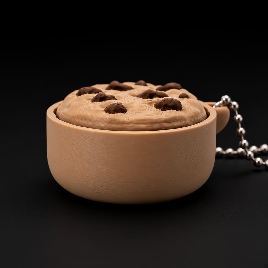 Keychain Clicker “Chocolate Cookie”